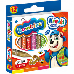 KREDKI BAMBINO12 KOL ŚWIECOWE