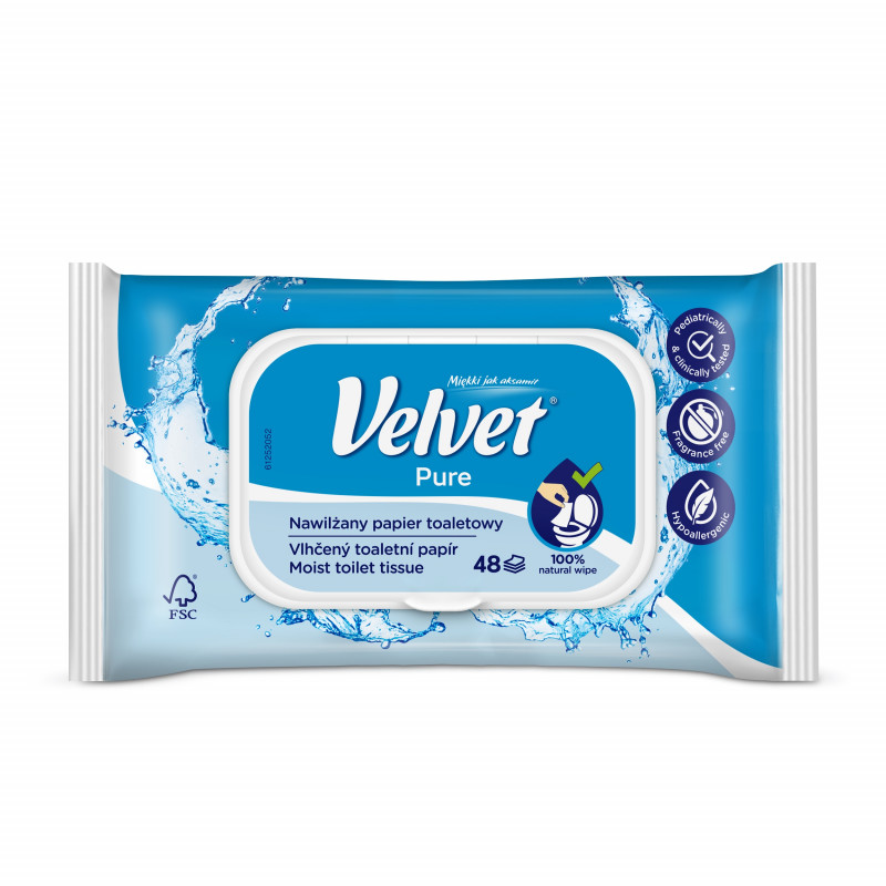 VELVET PAPIER NAWILŻANY 42SZT