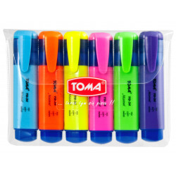 ZAKREŚLACZ 6 KOL ETUI