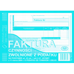 DRUK FAKTURY CZYNNOŚCI...