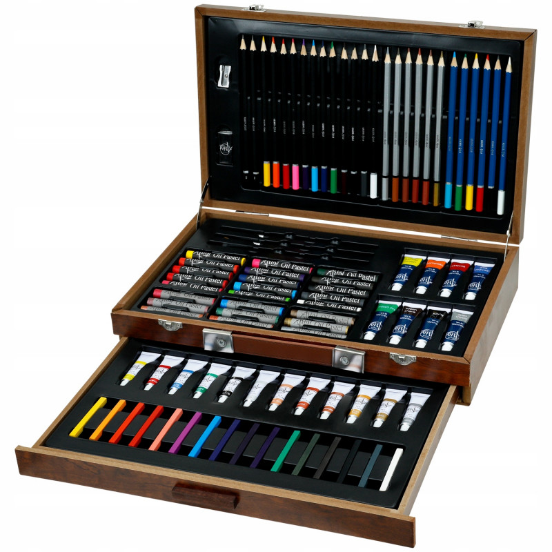 ZESTAW ARTYST. 130ELEM KASETA DREW.