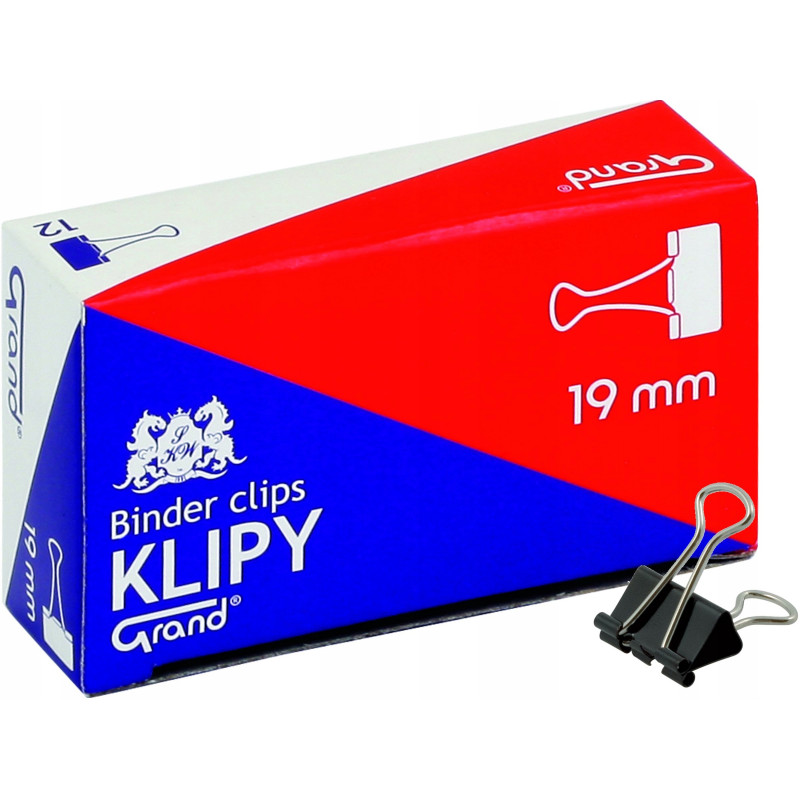 KLIP MET 15 MM CZARNY