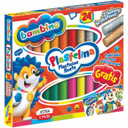 PLASTELINA 24 KOL BAMBINO
