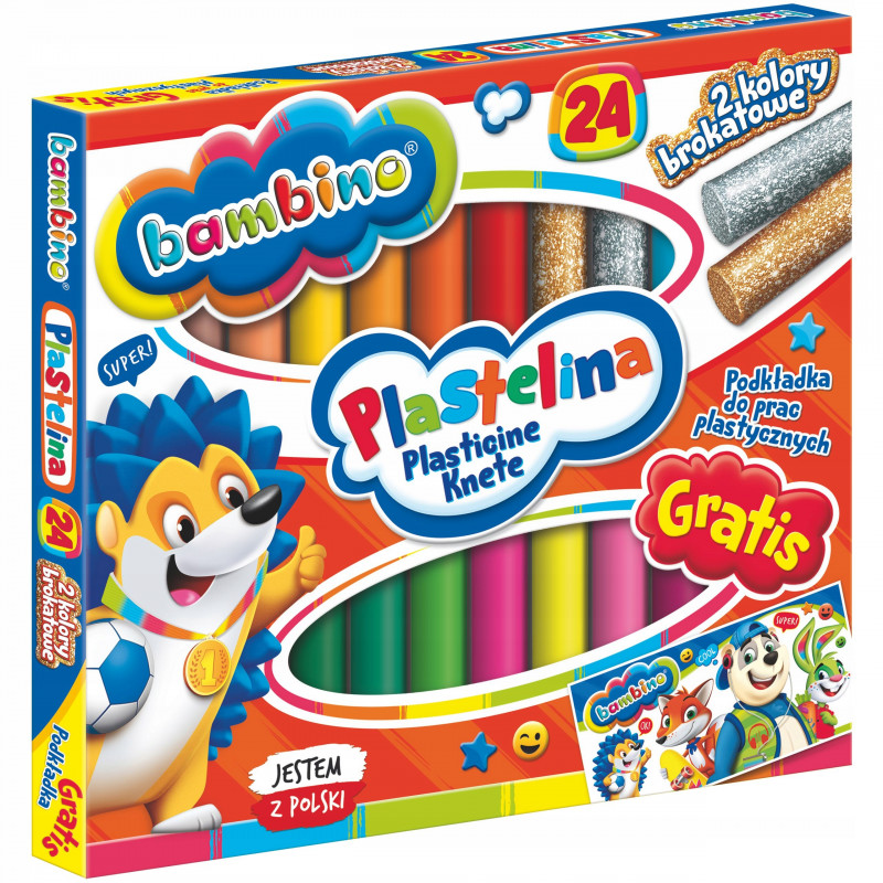 PLASTELINA 24 KOL BAMBINO