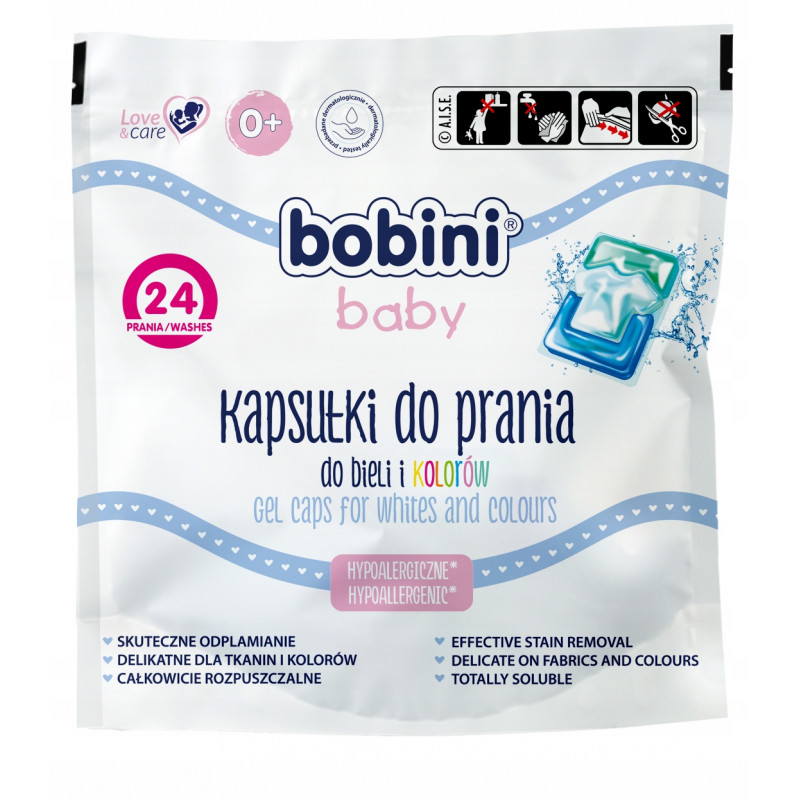 KAPSUŁKI DO PRANIA BOBINI 24SZT UNIWERSAL