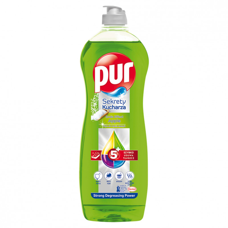 PŁYN DO NACZYŃ PUR JABŁKO 750ML