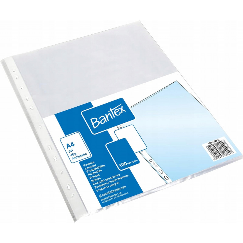 KOSZULKA PP A4 GROSZEK 100 SZT