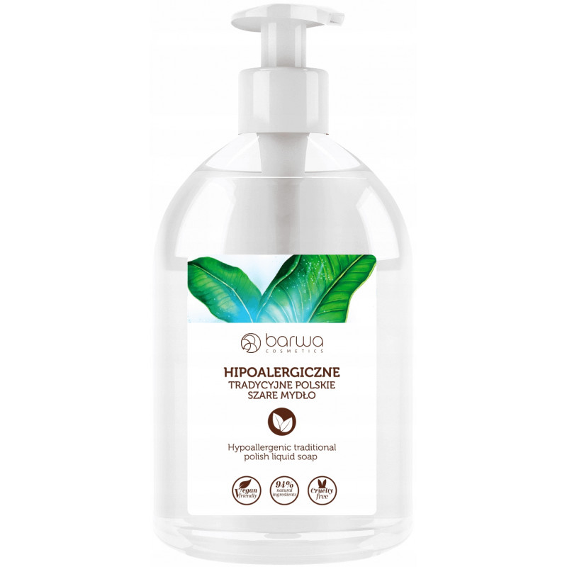 MYDŁO W PLYNIE SZARE TRADYCYJNE 500ML BARWA