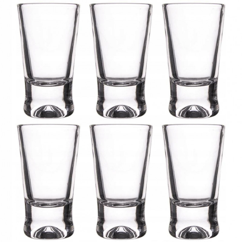 KIELISZKI SZKLANE 6SZTX25ML