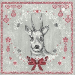 SERWETKA SWIATECZNA 33X33CM...