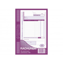 DRUK RACHUNEK/ZWOLN Z WAT...