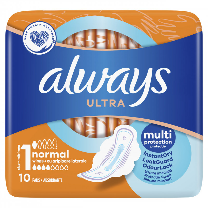 PODPASKI ALWAYS ULTRA 10 NORMAL PLUS