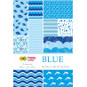 BLOK Z MOTYWAMI BLUE A4/15K 80G HAPPY COLOR