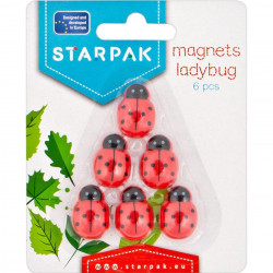 MAGNES BIEDRONKA 25MM 6SZT STK
