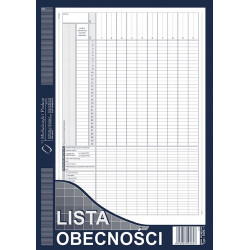DRUK LISTA OBECNOŚCI A4 MP