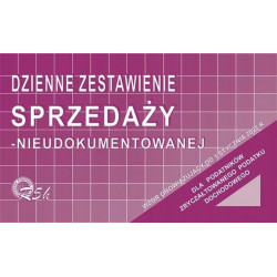 DRUK DZIENNE ZEST. SPRZED....