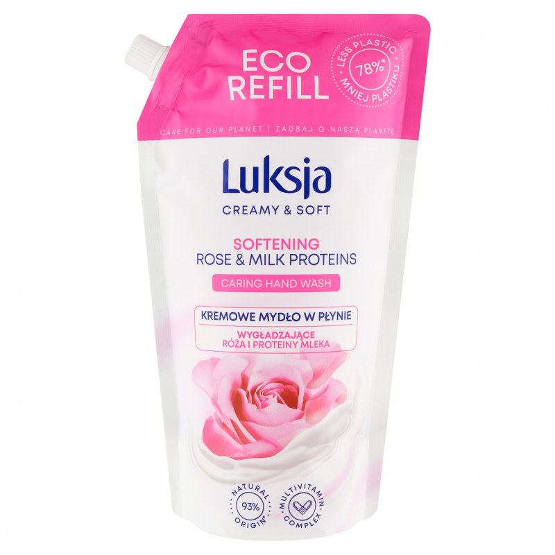 MYDŁO W PŁYNIE ZAPAS LUKSJA 900ML ROSE