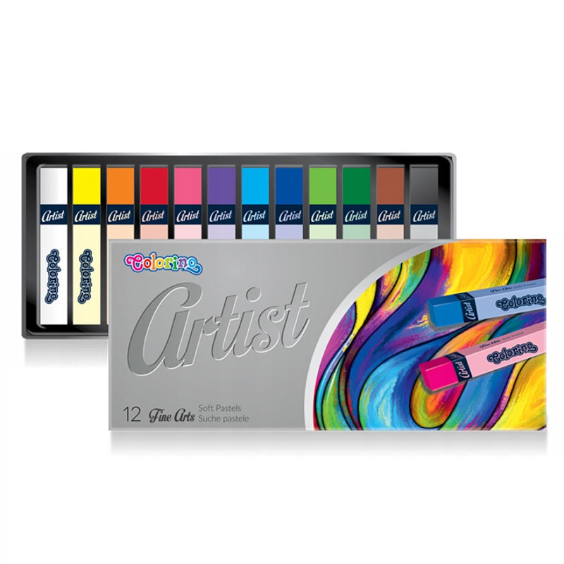 PASTELE SUCHE 12KOL ARTST COLORINO