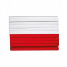 BIBUŁA MARSZCZONA 25X200 BIAŁO CZERWONA  10SZT