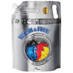 ŻEL DO PRANIA K2 WASH&FREE 2L
