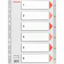 PRZEKŁADKA  A4 PP ESS 1-6 NUM