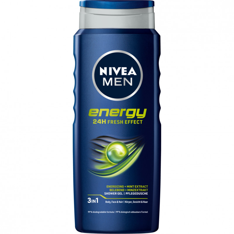 ZEL POD PRYSZNIC NIVEA 500ML ENERGY