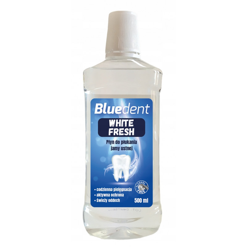 PŁYN DO PŁUKANIA UST BLUE 500ML WHITE