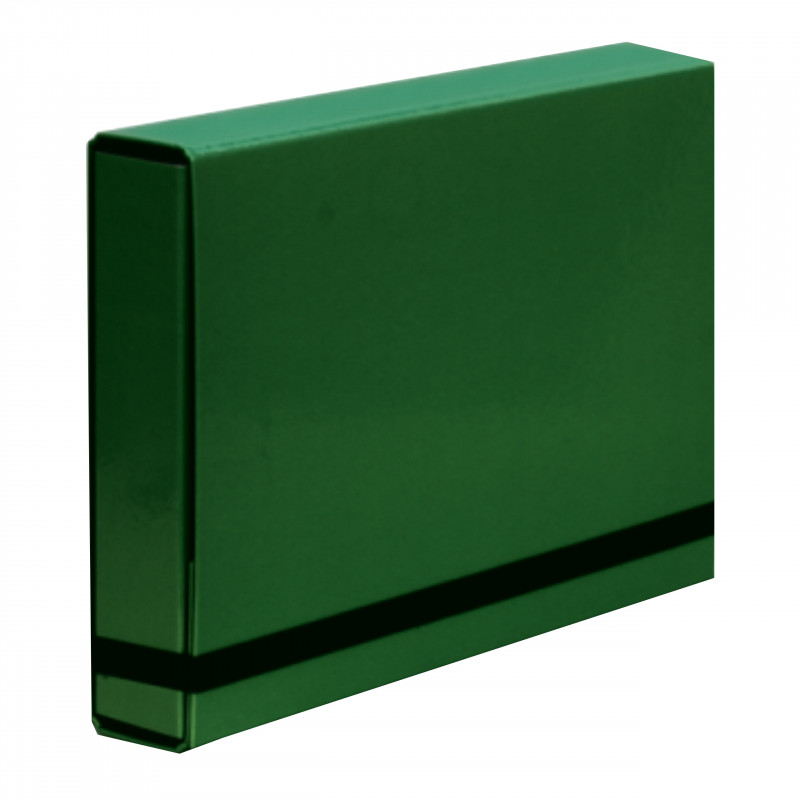 TECZKA Z GUMKA A4/5CM ZIELONA BOX CARBIC