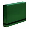 TECZKA Z GUMKA A4/5CM ZIELONA BOX CARBIC