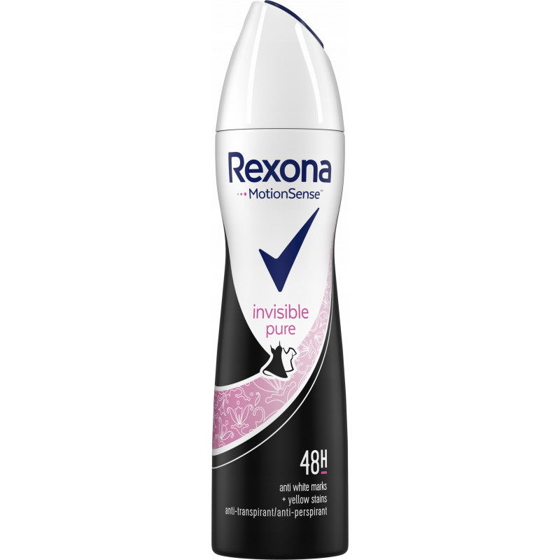 DEO SPRAY REXONA INVISIBLE PURE 150ML
