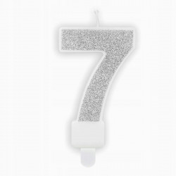 ŚWIECZKA URODZINOWA CYFRA 7...