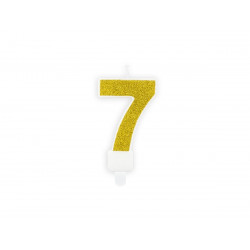 ŚWIECZKA URODZINOWA CYFRA 7...