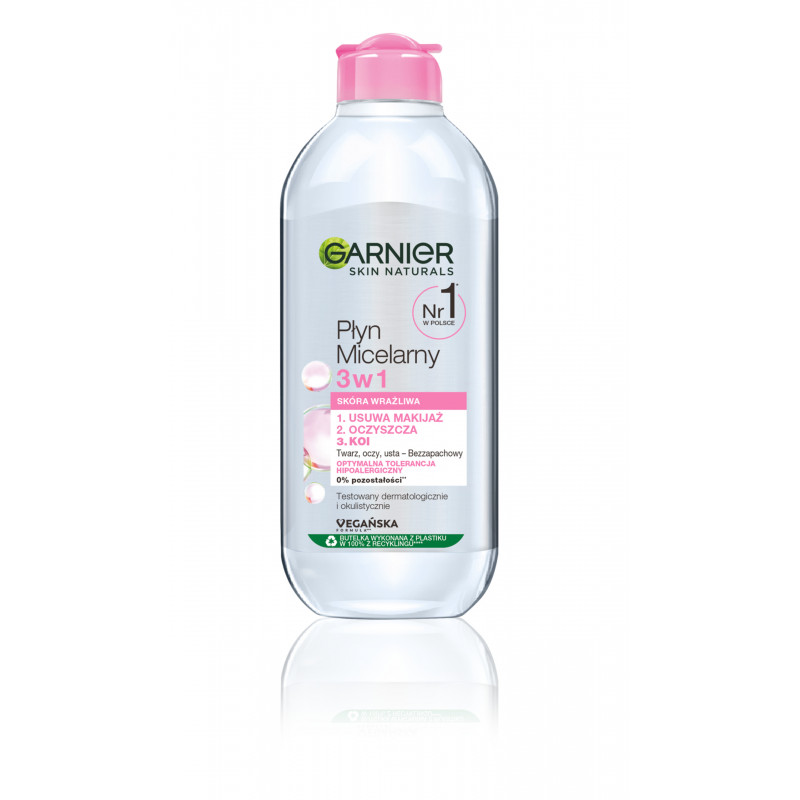 PŁYN MICELARNY GARNIER 400ML 3W1 SKORA WRAZLIWA