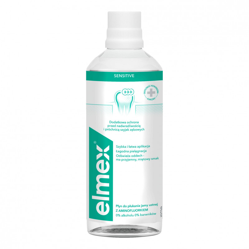 PŁYN DP PŁUKANIA JAMY USTNEJ ELMEX SENSITIVE 400ML