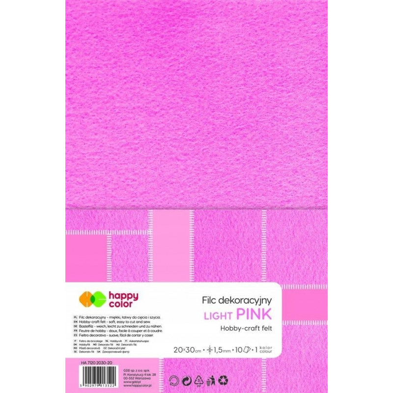 FILC ROZ HAPPY COLOR 20X30