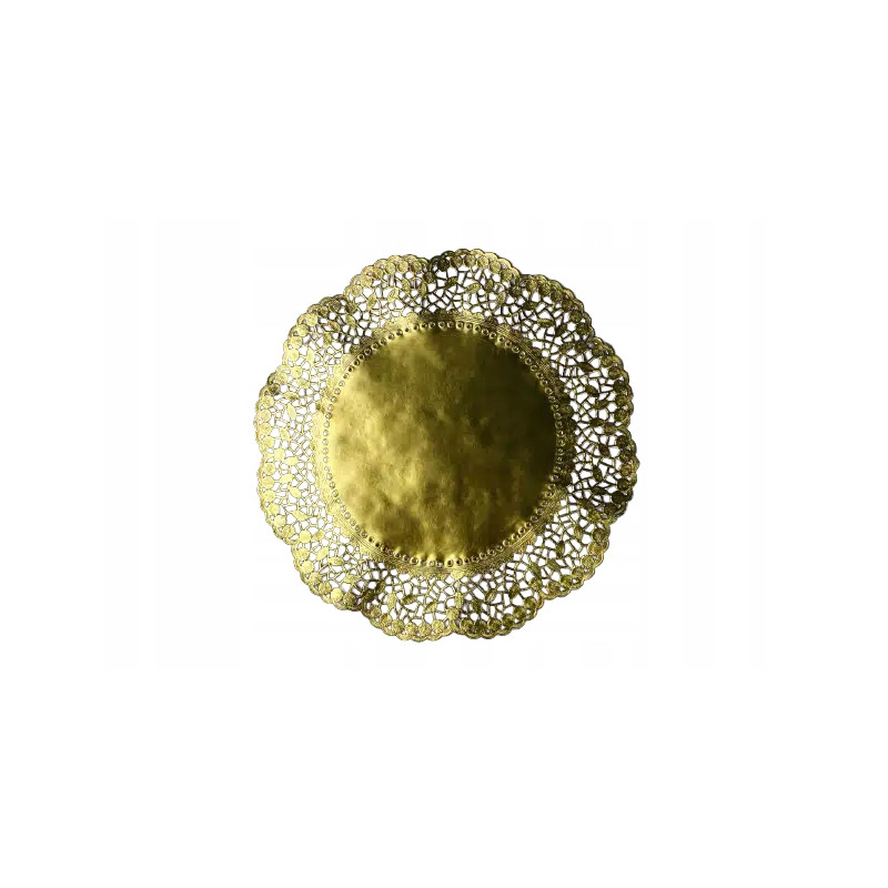 SERWETKA DEKOR. ZŁOTA 36CM 4SZT