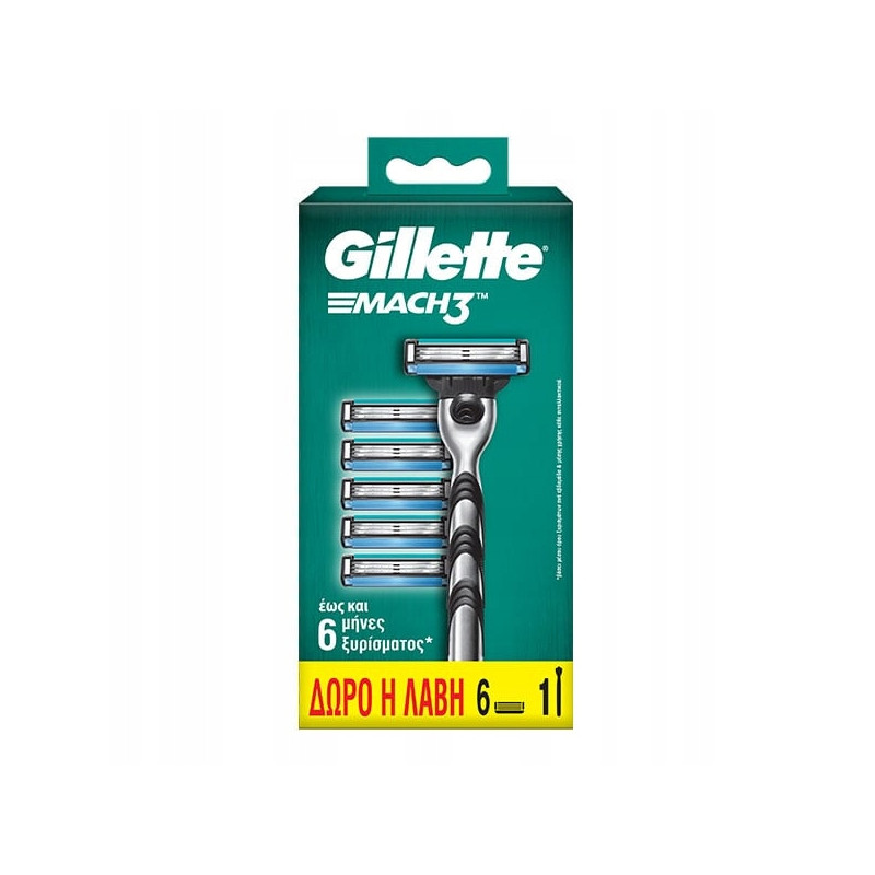 MASZYNKA GILLETTE MACH 3 +6 WKŁADOW