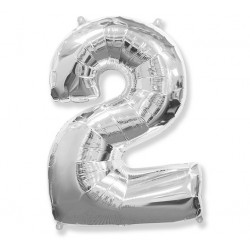 BALON  FOL SREBR. 92CM