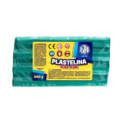 PLASTELINA 0,5KG ZIELONA ASTRA