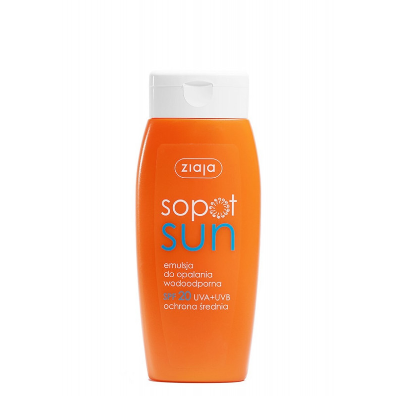 EMULSJA DO OPALANIA ZIAJA SPF 20 150ML
