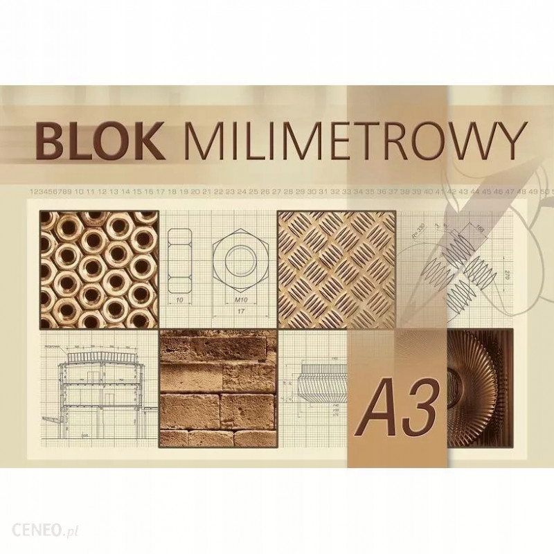 BLOK MILIM. A3/20K INT FOL 10K