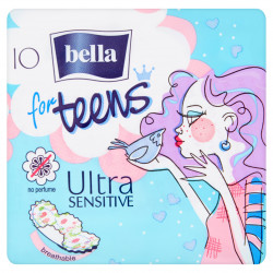 PODPASKI BELLA ULTRA TEENS SENSITIVE 10SZT