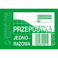 PRZEPUSTKA JEDNORAZOWA A7
