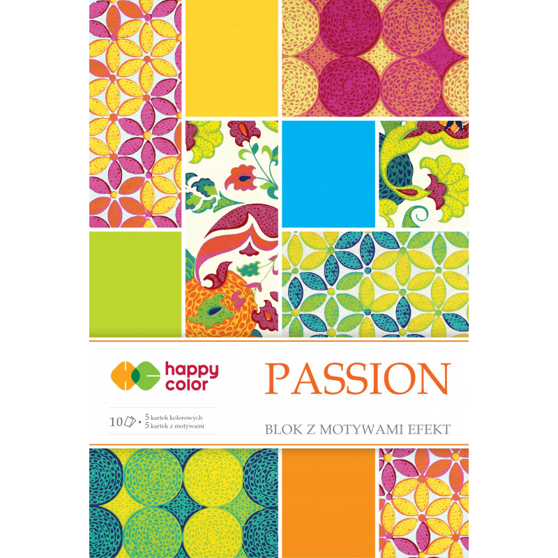 B;LOK EFEKT PASSION 20X29CM 10ARK. HAPPY