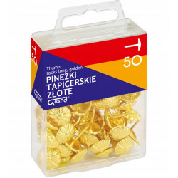 PINEZKI TAPIC. ZLOTE 50SZT