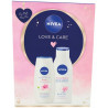 ZESTAW NIVEA WOMEN LOVE ZEL + BODY