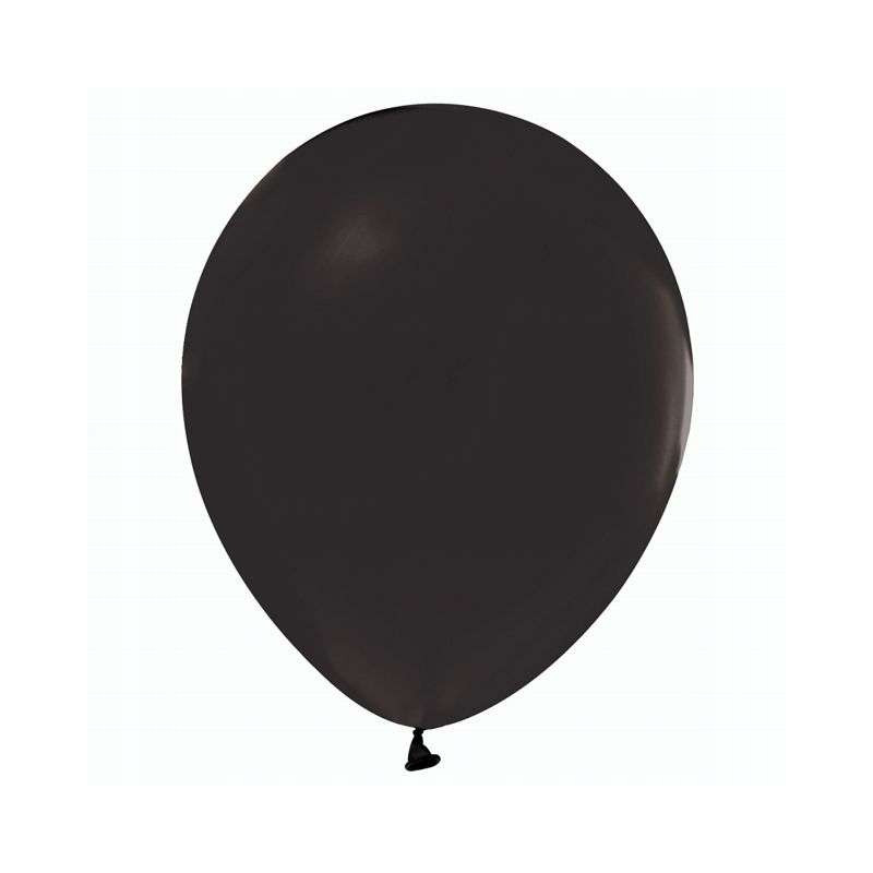 BALON PASTEL CZARNY 12SZ GO
