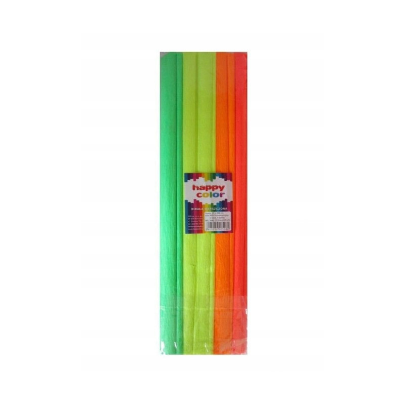 BIBULA MARSZCZONA 25X200 MIX FLUO 4SZT