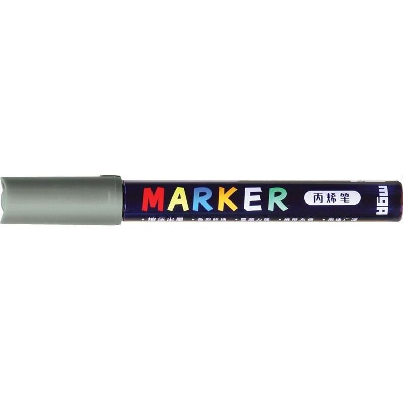 MARKER AKRYL SREBRNY 1-2MM