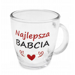 KUBEK SZKLANY 390ML BABCIA